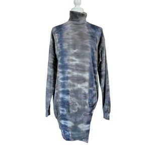 NWT Young Fabulous & Broke Tie Dye Turtleneck sweater dress Women's Size Medium